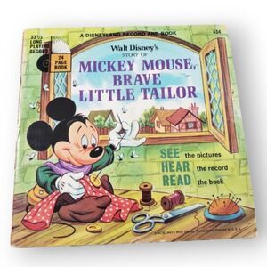 A Disneyland Record And Book Walt Disney's Story Of Mickey Mouse, Brave Little